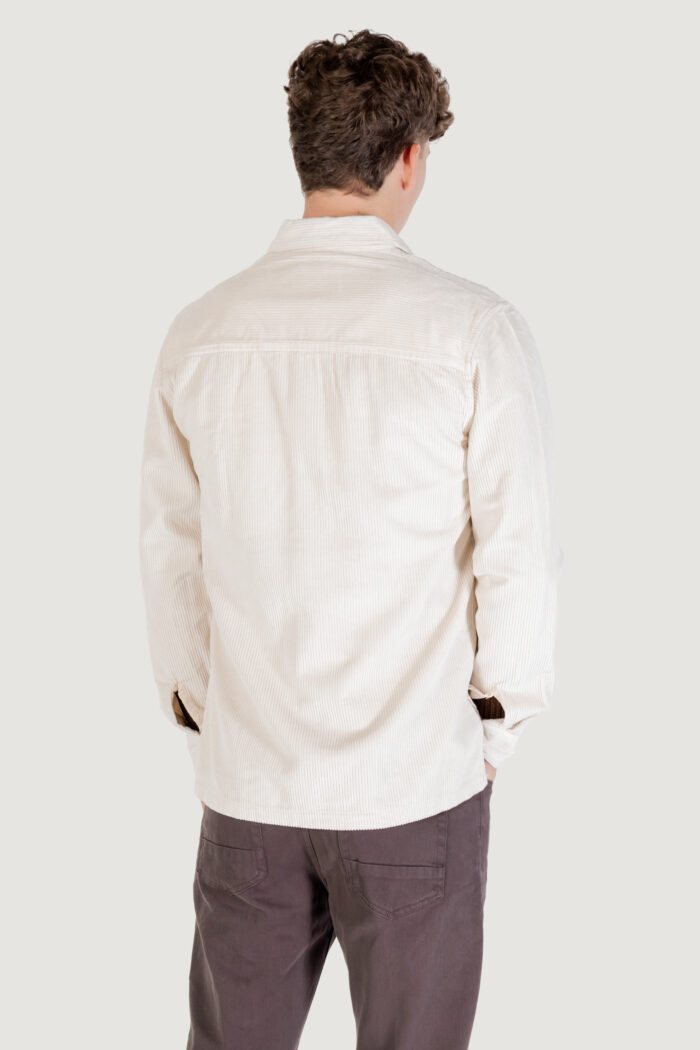 Camicia manica lunga Gianni Lupo OVERSHIRT Panna – GL7820S