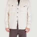 Camicia manica lunga Gianni Lupo OVERSHIRT Panna - Foto 5