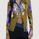 Camicia manica lunga Desigual TS_TULLEFLOWER_L Verde - Foto 1