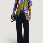 Camicia manica lunga Desigual TS_TULLEFLOWER_L Verde - Foto 2