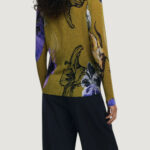 Camicia manica lunga Desigual TS_TULLEFLOWER_L Verde - Foto 4