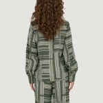 Camicia manica lunga Jacqueline de Yong JDYTROYA LIFE L/S LONG TOP WVN DIA Verde Oliva - Foto 2