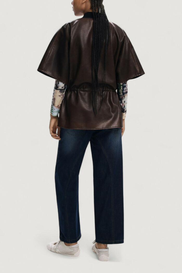 Mantella Desigual PONCHO_RICHMOND BU Marrone – 25WAIP03
