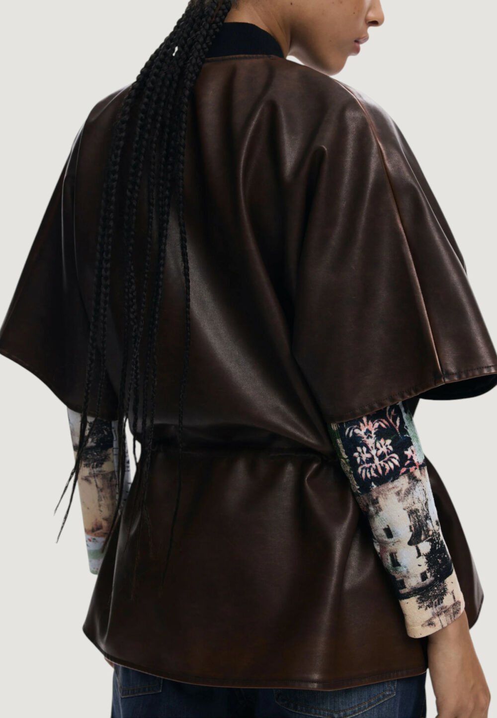Mantella Desigual PONCHO_RICHMOND BU Marrone - Foto 3