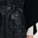 Mantella Desigual PONCHO_EYELETS ALDAMA Nero - Foto 4