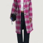 Cappotto Desigual COAT_PINKCHECK Rosa - Foto 2