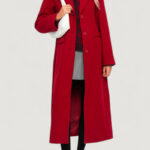 Cappotto Only ONLNANCY LIFE LONG FITTED COAT CC OTW Rosso - Foto 1