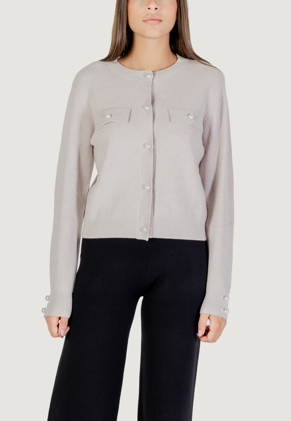 Cardigan Choral  GRIGIO PERLA - Foto 1