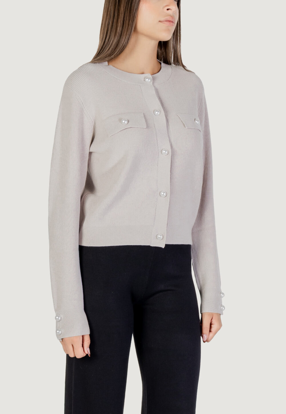 Cardigan Choral  GRIGIO PERLA - Foto 3