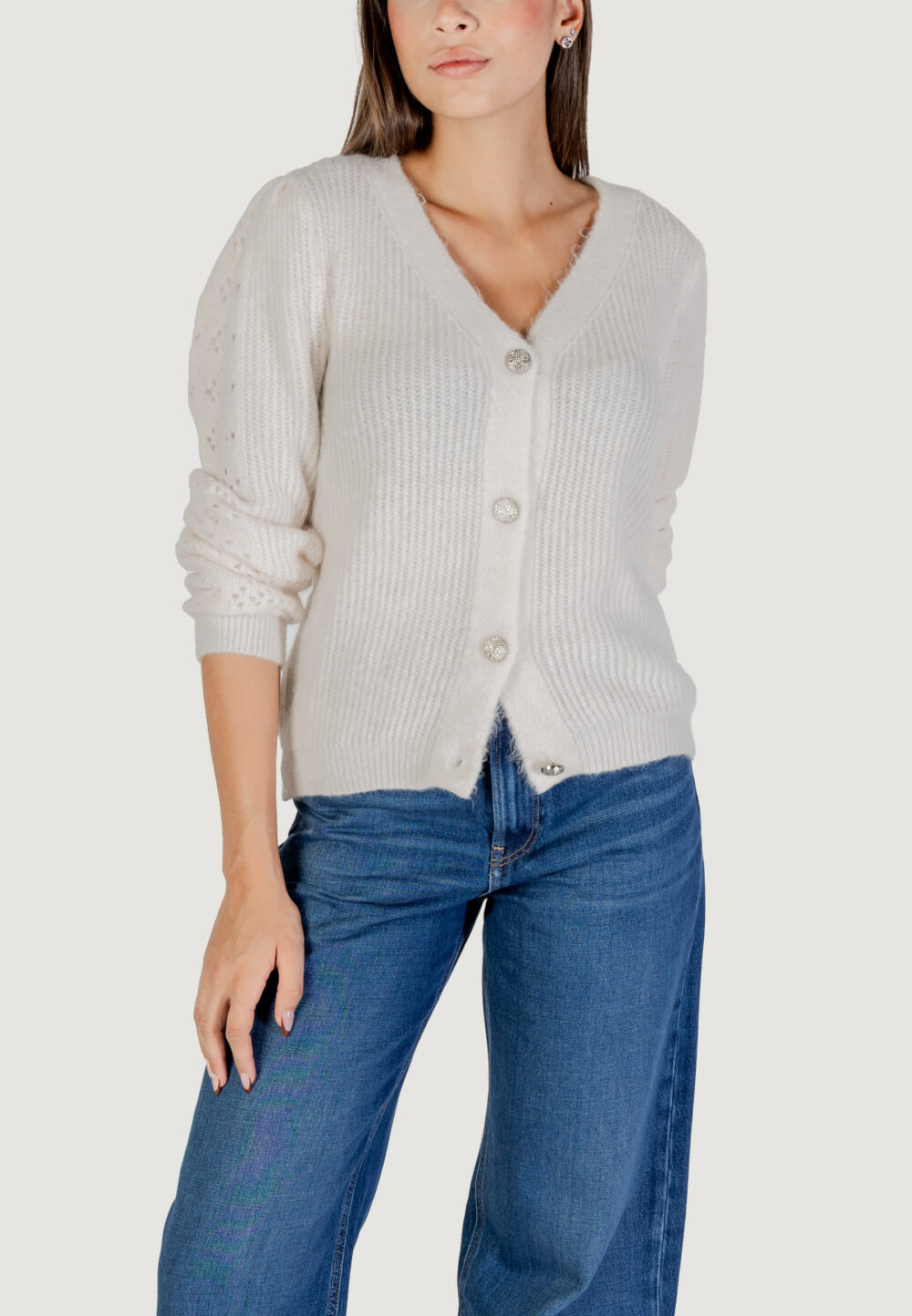 Cardigan Morgan De Toi  Avorio - Foto 1