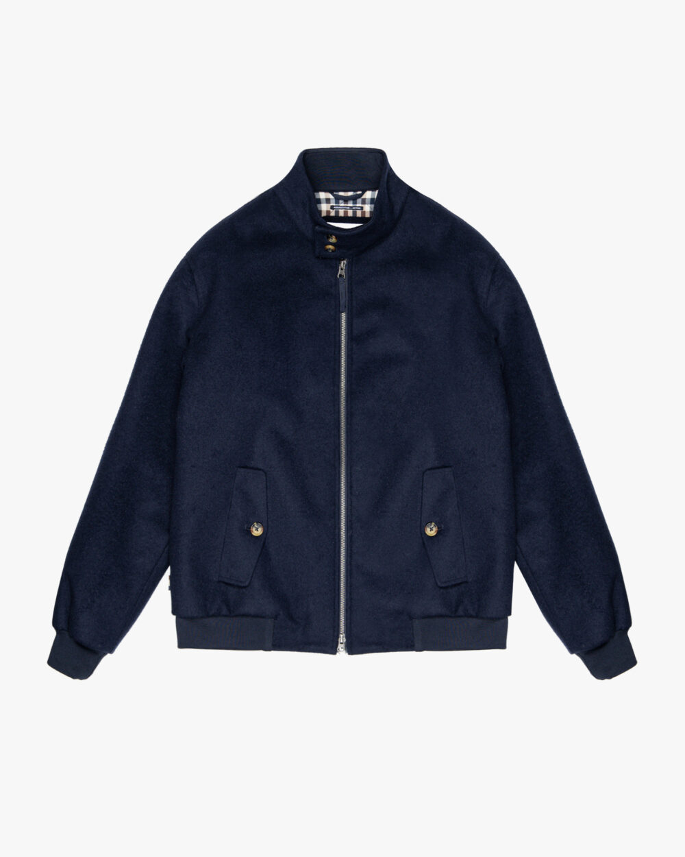 Giubbotto Aquascutum Active WOOL HARRINGTON Blu - Foto 1