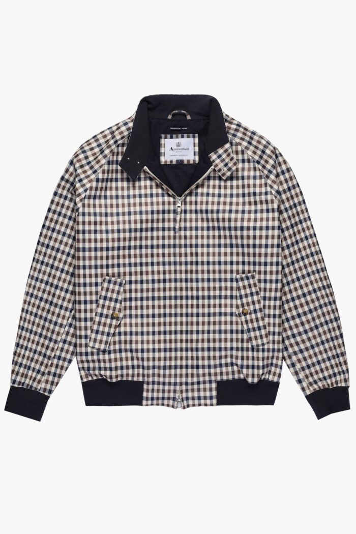 Giubbotto Aquascutum Active ARCHIVAL HARRINGTON Club Check – AA_A005_JK004 2