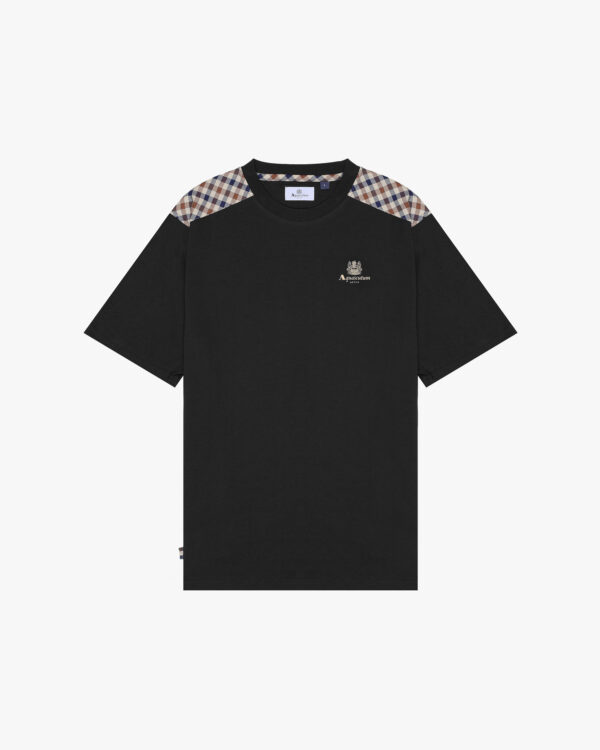 T-shirt Aquascutum Active CC SHOULDER T-SHIRT Nero - Foto 1