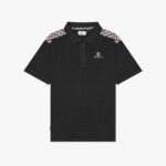 Polo manica corta Aquascutum Active STRIPES PIQUET POLO Nero - Foto 1
