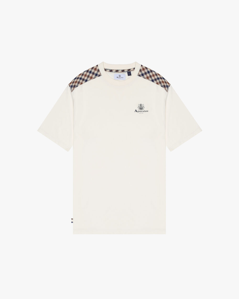 T-shirt Aquascutum Active CC SHOULDER T-SHIRT Panna - Foto 1