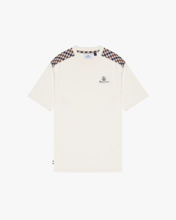 T-shirt Aquascutum Active CC SHOULDER T-SHIRT Panna - Foto 1