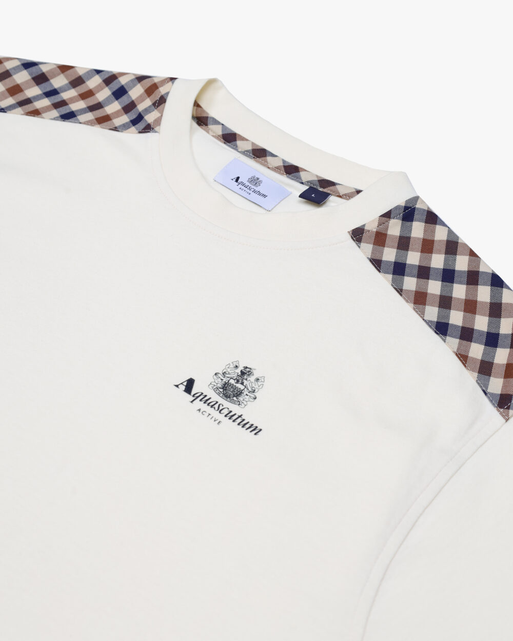 T-shirt Aquascutum Active CC SHOULDER T-SHIRT Panna - Foto 2