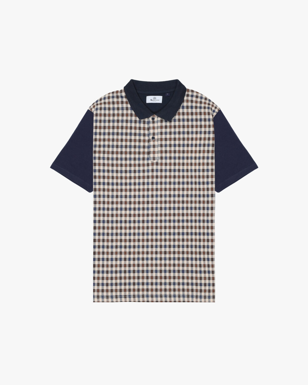 Polo manica corta Aquascutum Active ICONIC FRONT POLO Blu - Foto 1