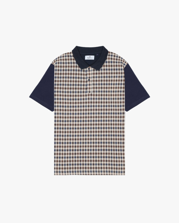 Polo manica corta Aquascutum Active ICONIC FRONT POLO Blu - Foto 1