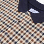 Polo manica corta Aquascutum Active ICONIC FRONT POLO Blu - Foto 3