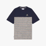 T-shirt Aquascutum Active PIPING PANEL T-SHIRT Blu - Foto 1