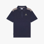 Polo manica corta Aquascutum Active STRIPES PIQUET POLO Blu - Foto 1