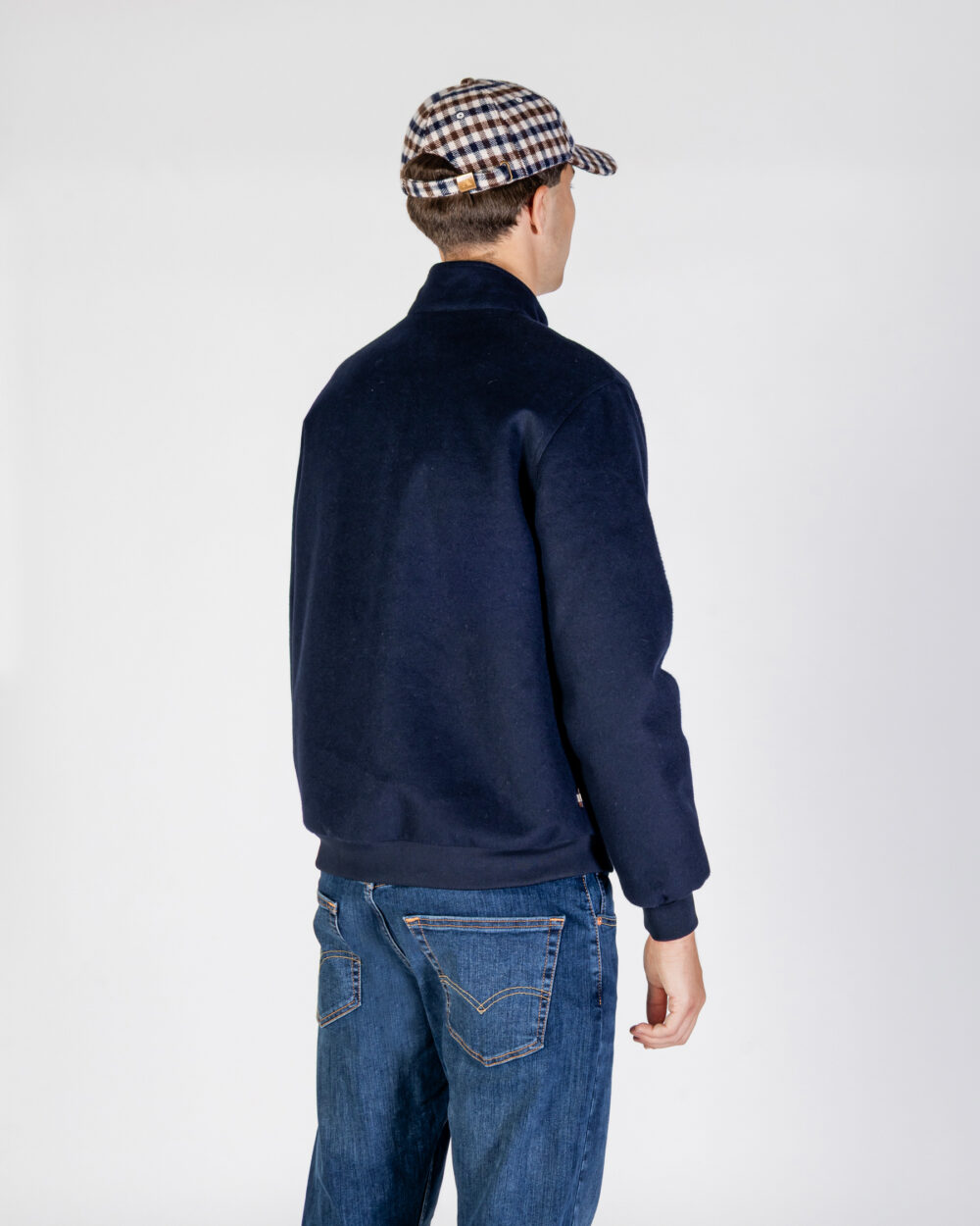 Giubbotto Aquascutum Active WOOL HARRINGTON Blu - Foto 3