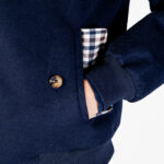 Giubbotto Aquascutum Active WOOL HARRINGTON Blu - Foto 4