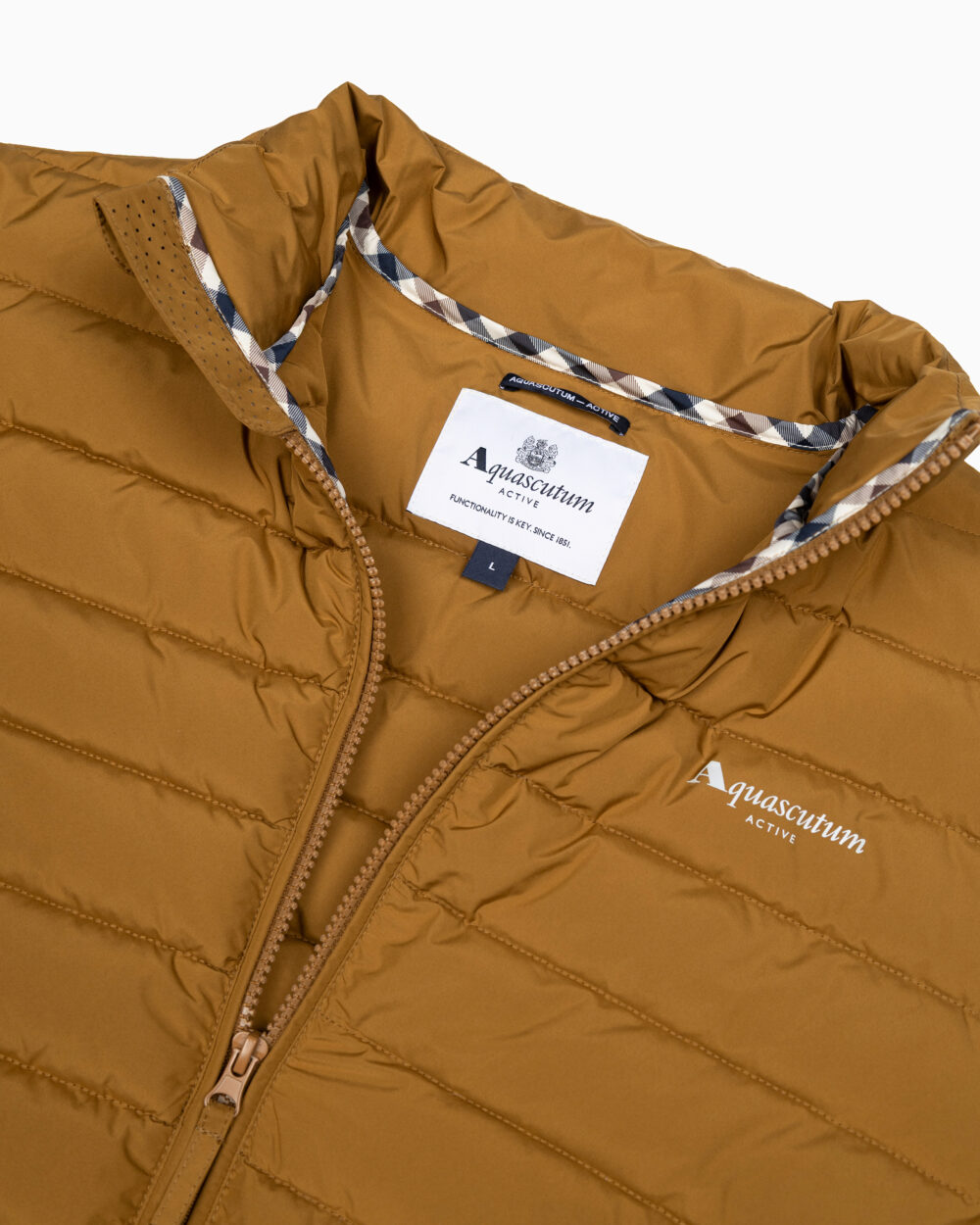 Giubbotto Aquascutum Active MOCK NECK 100gsm Bronzo - Foto 3