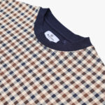 Felpa senza cappuccio Aquascutum Active ICONIC CREW NECK FLEECE Club Check - Foto 4