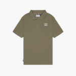 Polo manica corta Aquascutum Active RUBBER PATCH PIQUET POLO Verde Oliva - Foto 1