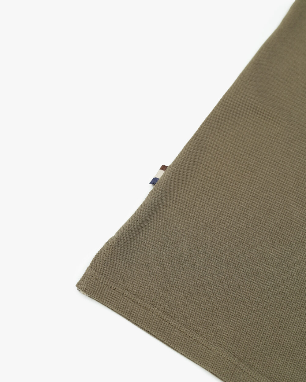 Polo manica corta Aquascutum Active RUBBER PATCH PIQUET POLO Verde Oliva - Foto 4