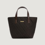 Borsa Barbour MINI QUILTED TOTE BAG Verde Oliva - Foto 1