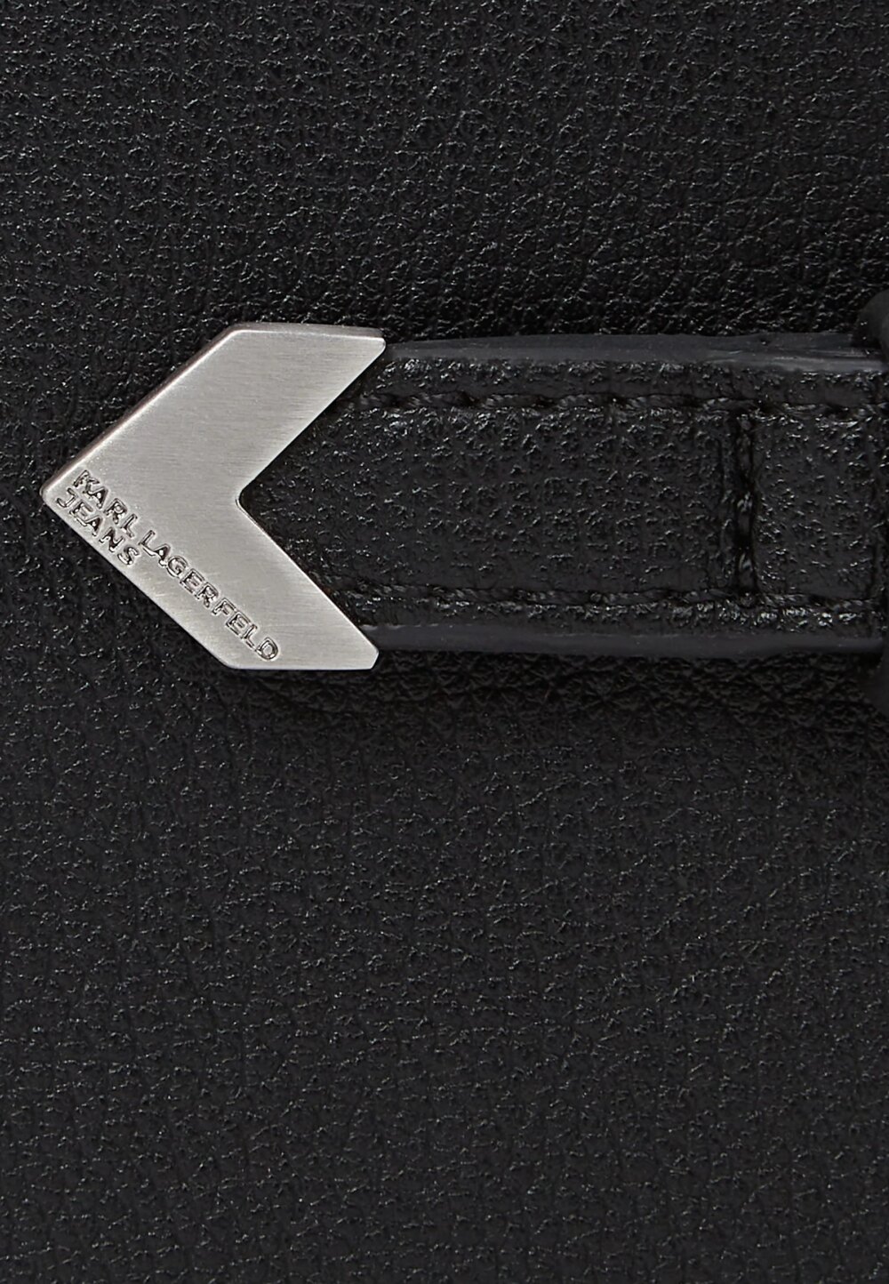 Portafoglio piccolo Karl Lagerfeld Jeans KLJ Western Bifold Wallet Nero - Foto 3