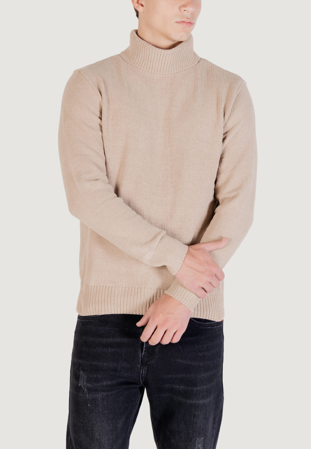 Dolcevita Gianni Lupo M. COLLO ALTO Beige - Foto 1