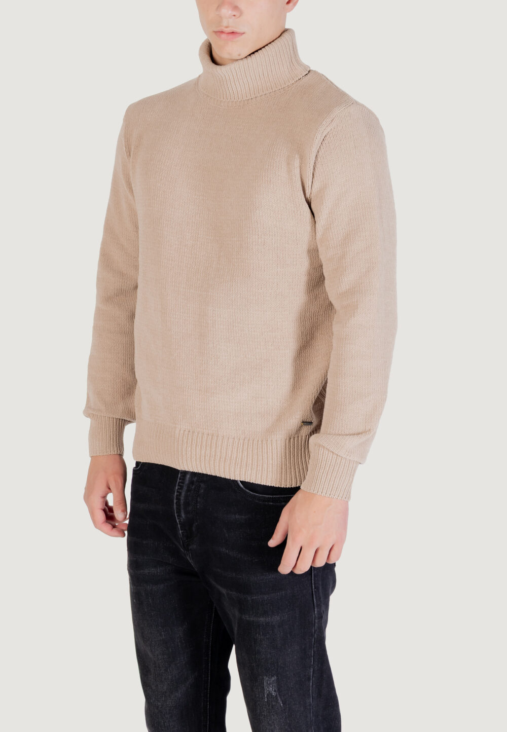 Dolcevita Gianni Lupo M. COLLO ALTO Beige - Foto 3