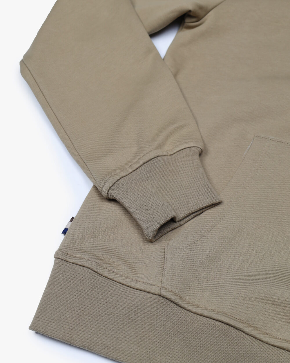 Felpa con cappuccio Aquascutum Active BIG LOGO HOODIE FLEECE Beige scuro - Foto 4