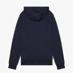 Felpa con cappuccio Aquascutum Active RUBBER PATCH HOODIE FLEECE Blu - Foto 5