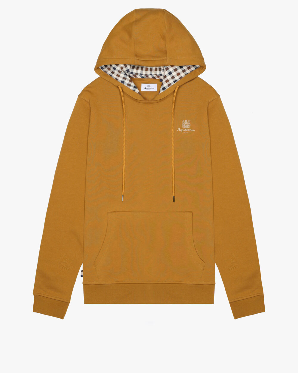 Felpa con cappuccio Aquascutum Active SMALL LOGO HOODIE FLEECE Bronzo - Foto 1