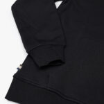 Felpa con cappuccio Aquascutum Active BIG LOGO HOODIE FLEECE Nero - Foto 4