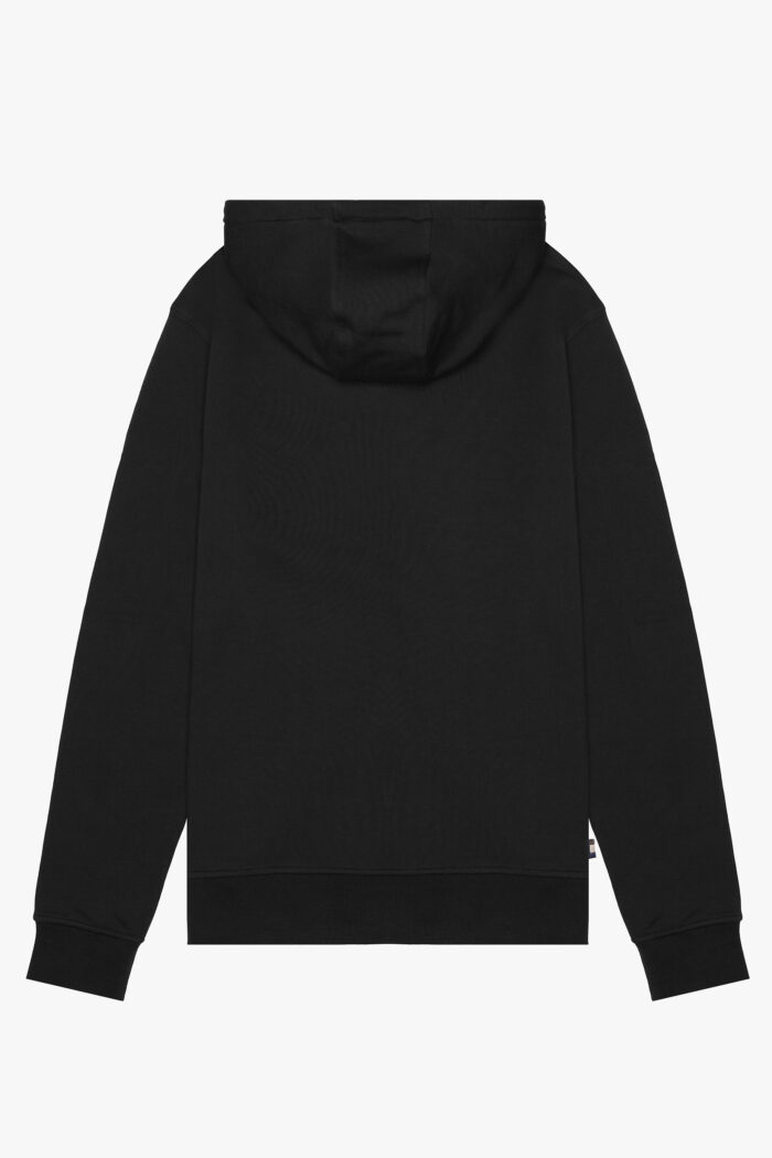 Felpa con cappuccio Aquascutum Active FULL ZIPPED HOODIE FLEECE Nero – AW_ICON_SW001