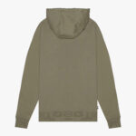 Felpa con cappuccio Aquascutum Active BIG LOGO HOODIE FLEECE Verde Oliva - Foto 2