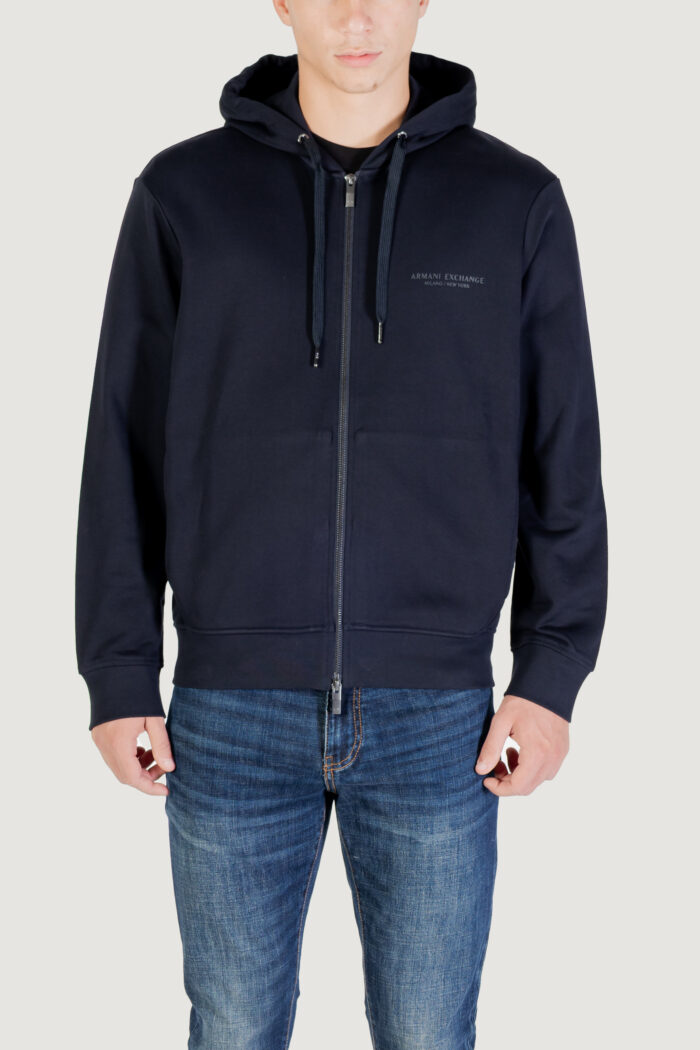 Felpa con cappuccio Armani Exchange  Blue scuro – XM001293 AF20934