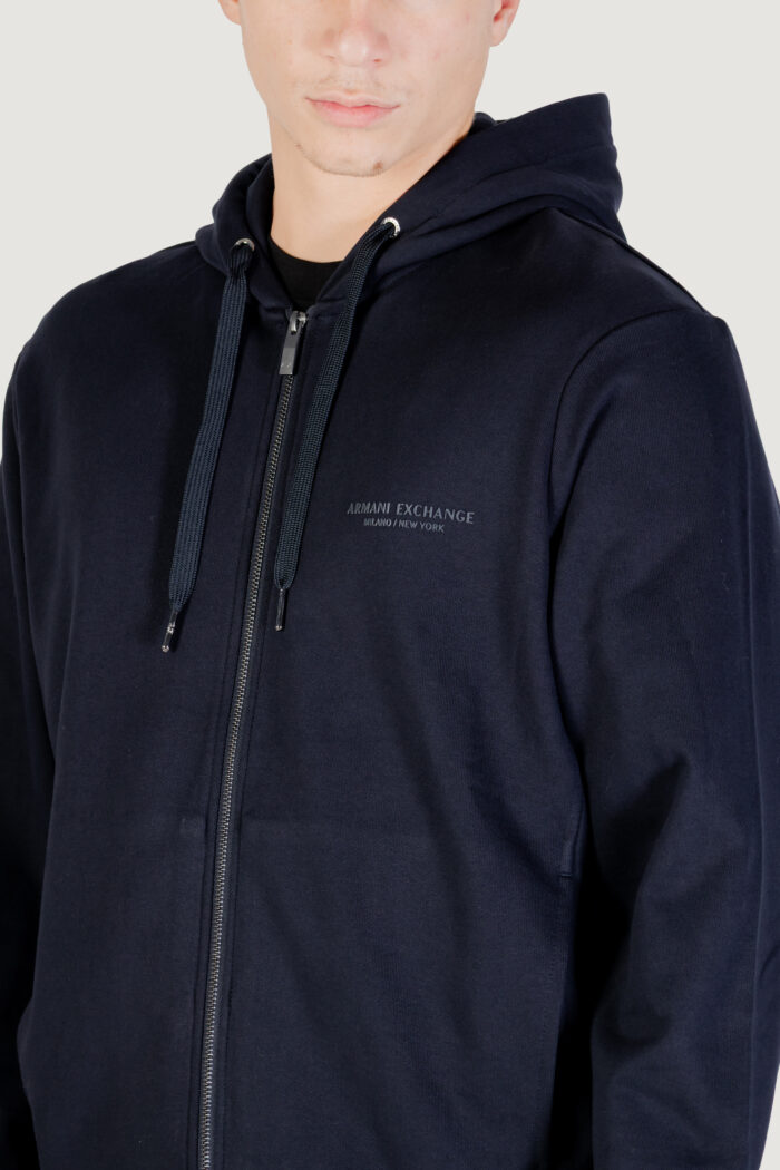 Felpa con cappuccio Armani Exchange  Blue scuro – XM001293 AF20934