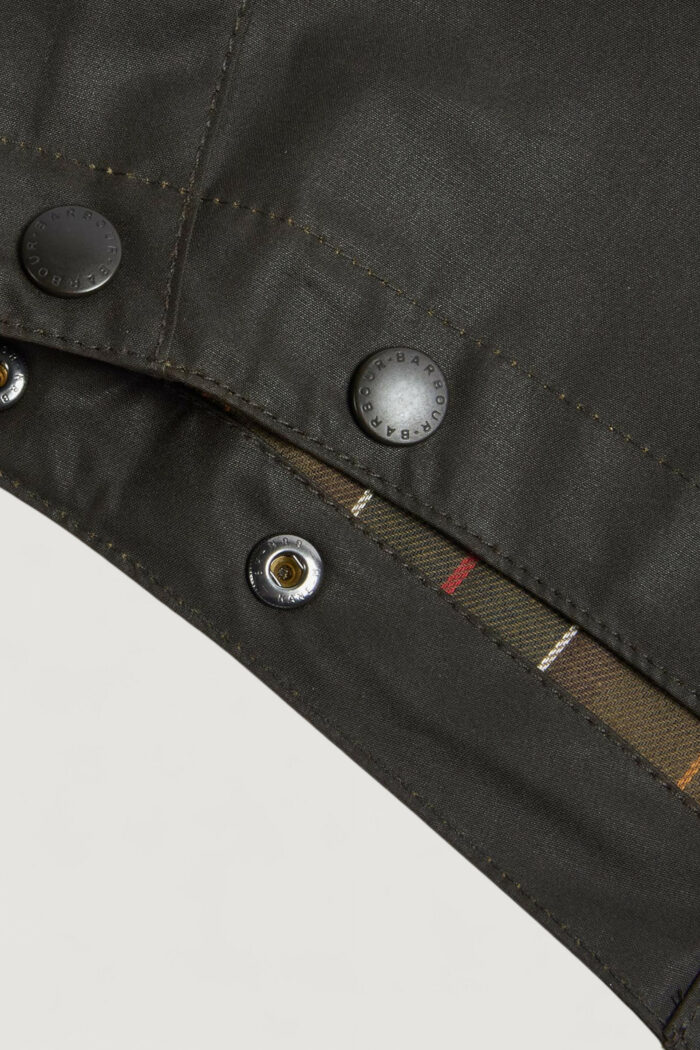 Felpa con cappuccio Barbour CLASSIC SYLKOIL HOOD Verde Oliva