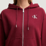 Felpa con cappuccio Calvin Klein Jeans MONOLOGO FRENCH TERR Bordeaux - Foto 4