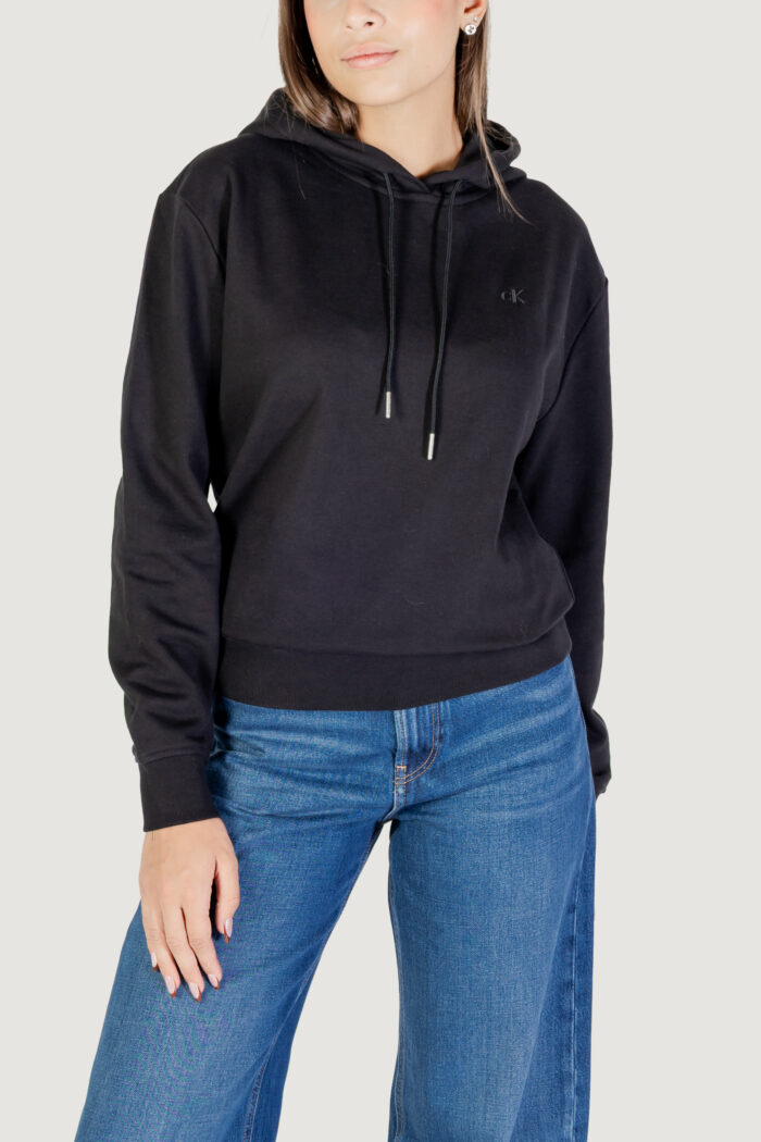 Felpa con cappuccio Calvin Klein LS ARCHIVE TERRY Nero – LV047C224G