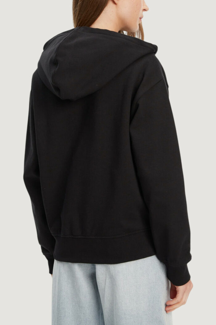 Felpa con cappuccio Calvin Klein MONOLOGO FRENCH TERR Nero – LV047B270G