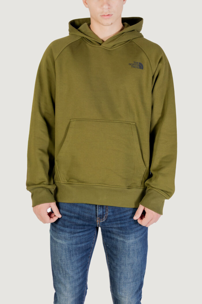 Felpa con cappuccio The North Face M RAGLAN BOX NSE HOODIE Verde – NF0A89F9DIW