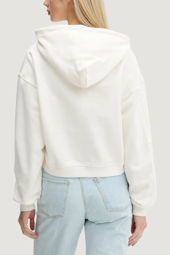 Felpa con cappuccio Tommy Hilfiger TJW BXY CRP VARSITY Panna – DW0DW21598